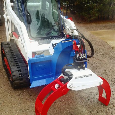 skid steer rotating grapple|skid steer rotating grapple attachment.